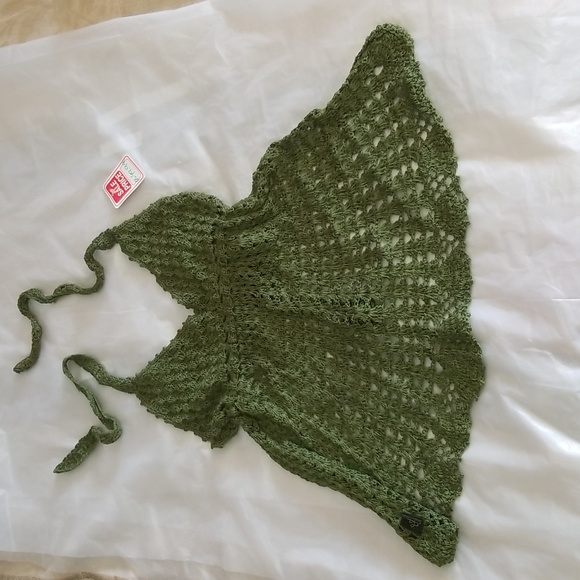 Girls - Petite - Green - Beach dress - Handmade NWT by Esnnay - Picture 3 of 6